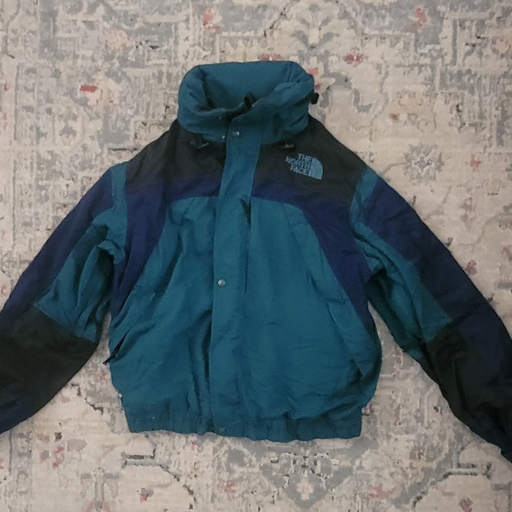 The North Face Teal and Black Outdoor Jacket
